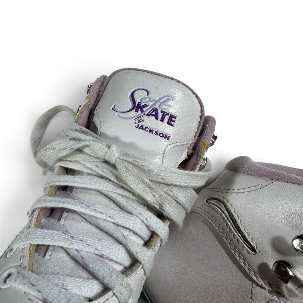 Soft Skate by Jackson Figure Ice Skates US Youth/Junior Size 8- White, 6 1/3 - Picture 7 of 7